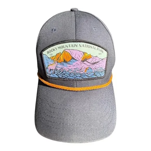 Sendero Rocky Mountain National Park Snapback Hat Curved Bill - Picture 1 of 5